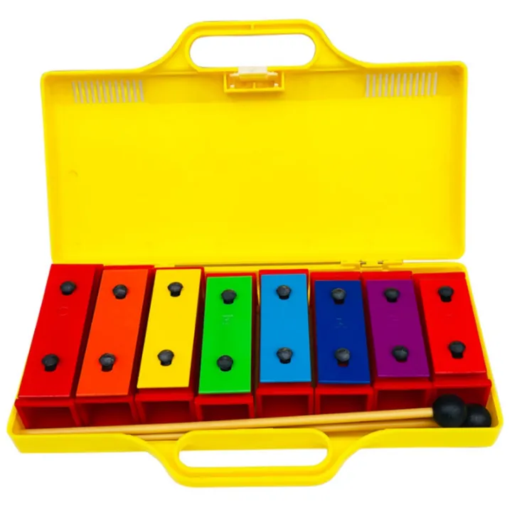 Individual%208%20Notes%20Chromatic%20Xylophone%20Glockenspiel%20Resonator%20Bells%20with%20Yellow%20Case%20-%20Image%204