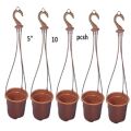 5 inch Bp Round planter Hanging flower tub-( 10 pcs).