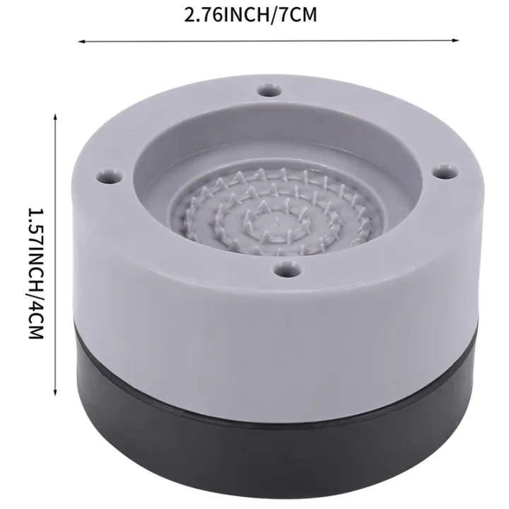 LKPCIGCXM%204%20Pcs/Set%20Anti-Vibration%20Pads%20Rubber%20Noise%20Reduction%20Vibration%20Anti-Walk%20Foot%20Mount%20for%20Washer%20and%20Dryer%20Adjustable%20Height%20Washing%20Machine%20Mat%20(Blue)%20-%20Image%206