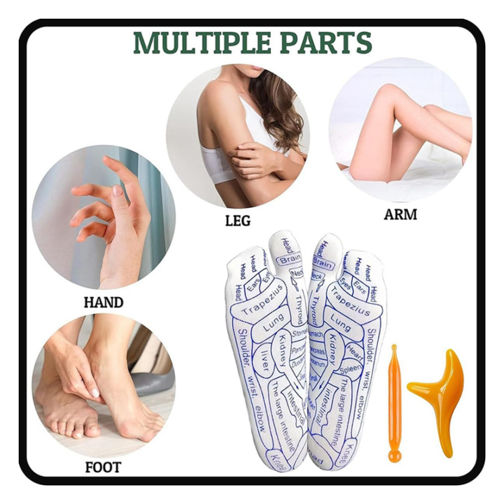 Reflex Socks, Socks Z100, Reflexology Socks with Tools, Acupressure ...