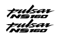 Pulsar ns160 logo Sticker for bike. 