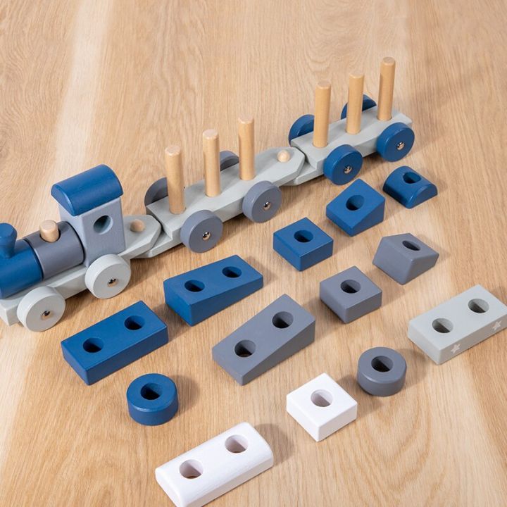 Stacking%20Train%20Classic%20Wooden%20Toddler%20Toy%20(20pcs)%20Hand%20Eye%20Coordination%20Shape%20Sorter%20Educational%20Children%20Toys%20-%20Image%202