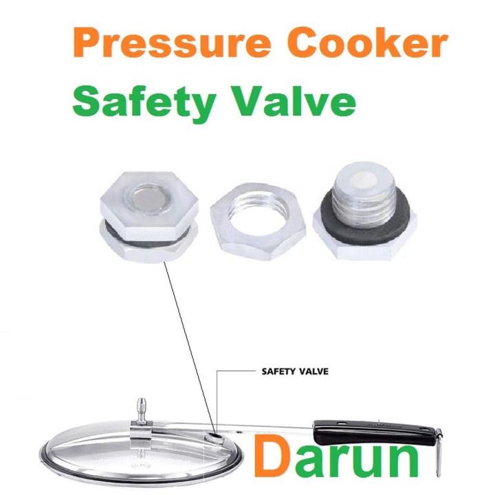 Pressure Cooker Safety Valve, Silver Aluminium Safety Valve Outer Lid for Pressure Cooker, For Pressure Cooker Safety Parts