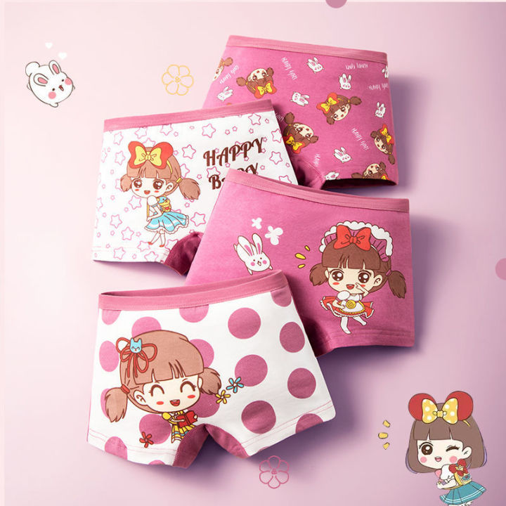 Girls'%20Underwear%20Pure%20Cotton%20Boxer%20Children%20Baby%20Child%20Baby%20Little%20Girl%20Middle%20and%20Big%20Children%20Do%20Not%20Clip%20Children's%20Shorts%20-%20Image%208
