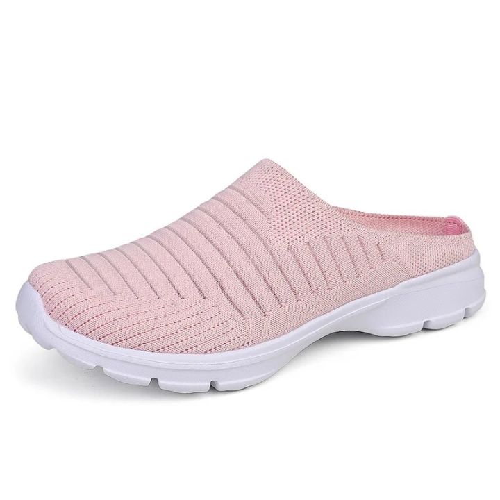 Men%20New%20Summer%20Mesh%20Casual%20Shoes%20Outdoor%20Breathable%20Half-pack%20Slippers%20Men's%20Women's%20Flat%20Bottom%20Fashion%20Couple%20Walking%20Shoes%20-%20Image%203