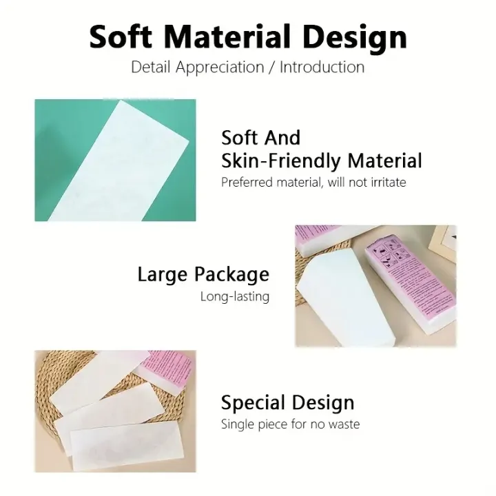 100PCS%20Professional%20Non%20Woven%20Hair%20Removal%20Wax%20Paper%20Body%20And%20Facial%20Wax%20Strips%20Epilator%20For%20Lady%20Women%20Men%20Health%20-%20Image%205
