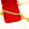 Versatile -Choice and Remark -Indian Latest Designs Gold Plated Bracelet Model For Men- Avant-garde Remarkable - Disclose Styles & Luxe.