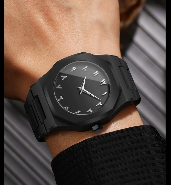Welcome%20Watch%20-%20New%20Arabic%20Watch%20Waterproof%20Men's%20Quartz%20Watch%20Black%20PC%20Plastic%20watch%20for%20men%20-%20Arabic%20Watch%20-%20Black%20-%20Image%203