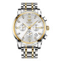 "Olevs 2858 Stainless Steel Chronograph Wrist Watch For Men. 