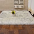 DECORATIVE HOUSE Long Hair Plush Carpet Square Fluffy Sofa Cushion Rugs Decorative Carpets Imitation Wool Pad Bedroom. 