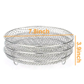 2Pcs Air Fryer Replacement Spare Parts Accessories for Ninja Foodi Dehydrating Rack Steaming Rack Dry Fruit Rack Grill. 