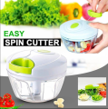 Easy Spin Cutter | Multi-Functional Manual Food Chopper | Hand-Powered Vegetable Slicer & Dicer | Effortless Food Preparation Tool | Kitchen Essential for Chopping, Mincing & Slicing , chopper, chopper machine, hand chopper, chopar ,choppers. 