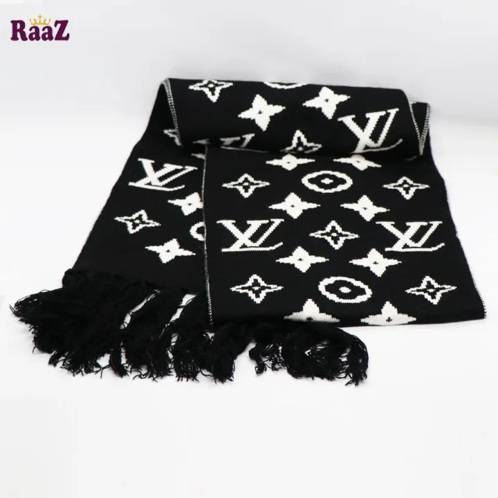 Black%20And%20White%20Woolen%20Scarf,%20Soft%20Muffler%20Stylish%20Fashion%20Scarf%20For%20Men%20And%20Women%20-%20Image%202