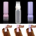 Hair Care Routine with the Multi-functional Hair Dyeing Treatment Oil Cream Shampoo Bottle - Brush Applicator for Effortless Coloring. 