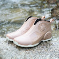 Dropshipping cross-border low-top rain boots men's outdoor waterproof shoes non-slip fashion kitchen work shoes fishing car wash rubber shoes. 