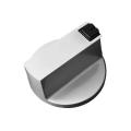 Stoves Cooker Knobs,Oven Knob 6pcs,Zinc alloy 6mm Universal Silver Gas Stove Control Knobs Adaptors Oven Rotary Switch Cooking Surface Control Locks. 