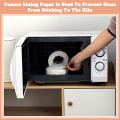 Kiln Paper Round Microwave Kiln Paper 4.7 Inch Ceramic Fiber Paper Insulation Ceramic Fiber Blanket.