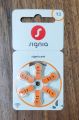 Siga Hearing Aid Battery Size 13, Pack of 6 Batteries.