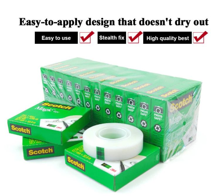 Removable%20tape%203M%20Magic%20Tape%20Scotch%20Magic%20Tape%20Office%20Transparent%20Tape%20Magic%20invisible%20tape%20-%20Image%206
