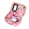 Kids Makeup Kit, Safe Portable Girls Cosmetics Toys Skin Friendly Washable Cute for Festivals. 