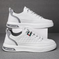 White Shoes 2023 Men's Shoes Summer New Breathable Men's Casual Sneakers All-Match Fashion Shoes Men's Fashion.