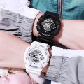 SYNOKE Men's Watch Digital Analog Dual Display Multifunction 50M Waterproof Sports Watch.