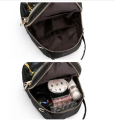 Trendy New Nylon Backpack For Women Multifunction Shoulder Crossbody Bag Elephant Printing Waterproof Rucksack Travel Lady Pack - Bag.