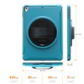 360 Degree Rotation PC+TPU Protective Cover with Holder & Hand Strap.