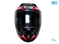 SKT Helmet DOT Certificate BLADE 2 SV AMT BLASTER 908 Flip Up SKT Modular Helmet BLACK RED and Pink mix. 