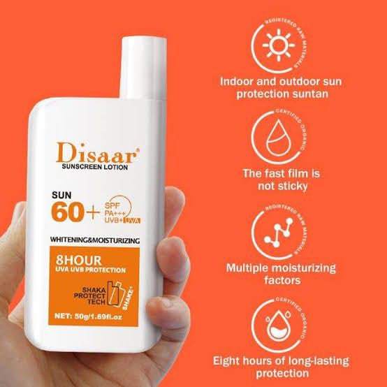Disaar%20SPF%2060%20Sunscreen%20Lotion%2050g%20Moisturizing%20Portable%20Sunblock%20Long%20Lasting%20Protection%20Sun%20Cream%20-%20Image%204