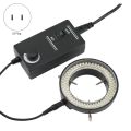 Adjustable 144 LED Ring Light Lamp for Industrial Stereo Microscope Trinocular Microscope Digital Video Camera US Plug. 