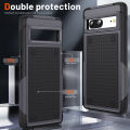 Anti-fall 2 in 1 Heavy Duty Armor Case For Google Pixel 7 Phone Case Shockproof Soft Casing Hard Back Cover.
