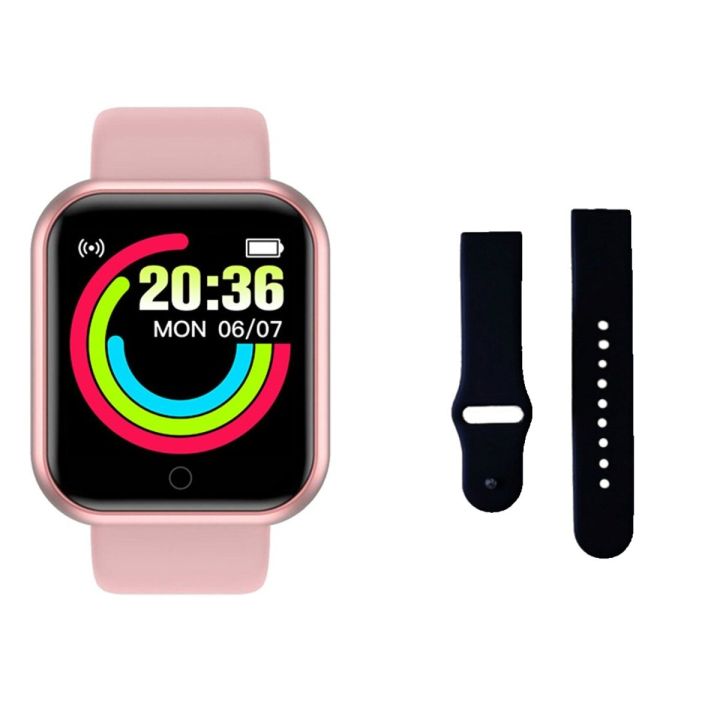 Smartwatch Men Women Heart Rate Blood Pressure Monitor Waterpoof Bluetooth D20s Smart Watch For Android IOS Smart Clock Y68