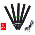 5 pcs x Back to Back Velcro Straps Hook and Loop Velcro Cable Organizer Tie Wire Holder. 