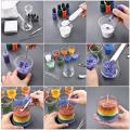 10g/50g Sand Wax Handmade Aromatherapy Candle Diy Creative Sand Painting Pillar Wax Handcraft Festival. 