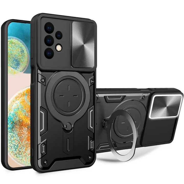 xprmy%20for%20Samsung%20Galaxy%20A23%205G%20Dual%20Layer%20Phone%20Case%20with%20Slide%20Camera%20Cover%20and%20Metal%20Hidden%20Bracket%20-%20Image%202