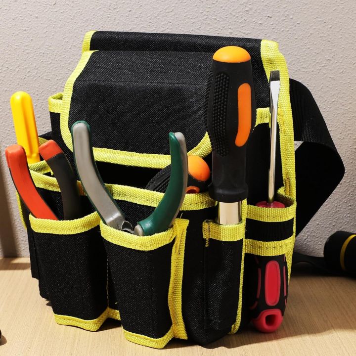 Multifunctional%208-pocket%20Waist%20Belt%20Tool%20Bag%20%20(4%20Holes%202%20Pocket)%20for%20Electric%20Electrician%20Drill%20Garden%20Tools%20set%20Organizer%20for%20Home%20/%20Industrial%20Maintenance%20-%20Image%204