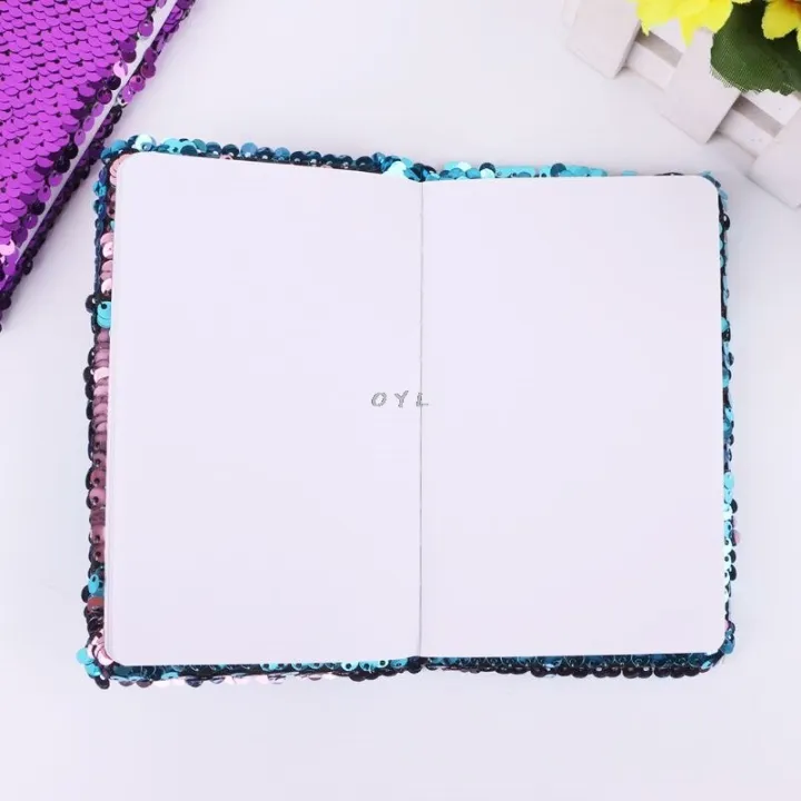 Creative%20Sequins%20Notebook%20Notepad%20Glitter%20Diary%20Memos%20Stationery%20Office%20Supplies%20Stationery%2078%20Sheets%20Newest%20L29k%20-%20Image%207