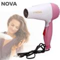 Nova NV - 1290 Hair Dryer for Men and Women Pink and white.