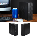 M06 Mini Desktop Case MINI-ITX PC Chassis Versatile and Efficient Industrial Control Case with Telescopic Foot Stand Durable. 
