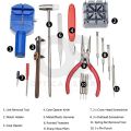 Watch Repair Tools Kits Accessories Set Adjustable Watch Link Pin Remover Watch Band Repair Tool 16pcs Tools Set #16pcs.