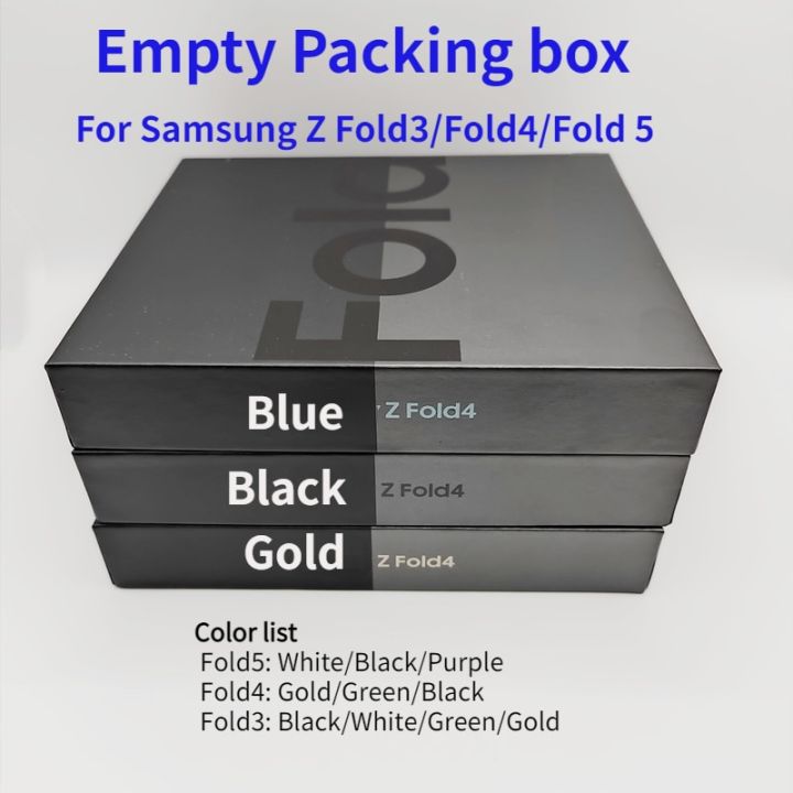 New Retail Box For Samsung Z Fold5 Fold4 Fold3 Fold2 5G Empty