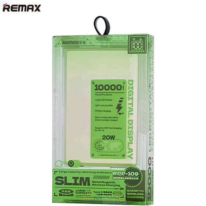 REMAX%20RPP-109%20Vocard%20Pro%20Series%20Ultra%20Slim%2020W%20PD%20Magnetic%20Wireless%20Metal%20Body%2010000mAh%20Power%20Bank%20-%20Grey%20-%20Image%205