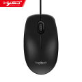 HXSJ L-ogitech M90 Full-Size Wired Optical Mouse Ergonomic Mouse Suitable For Left And Right Hands Anti-Slip Mice Plug And Play Black.