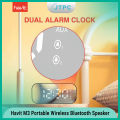 Havit M3 Smart Wireless Bluetooth Speaker-Black with Alarm Clock. 