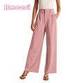 Ladies Pants Wri le-free Women Work Business Casual Pants.