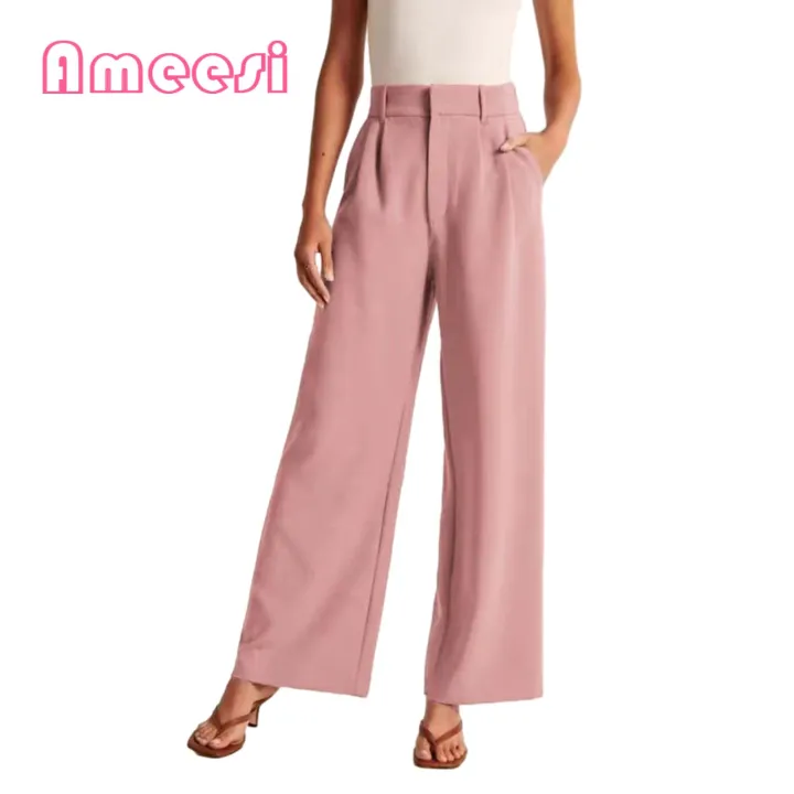 Ladies%20Pants%20Wri%20le-free%20Women%20Work%20Business%20Casual%20Pants%20-%20Image%203