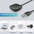 2PCS Replacement USB Charging Cable Cord Stand Wireless Charger for 3 &Sense Watch.