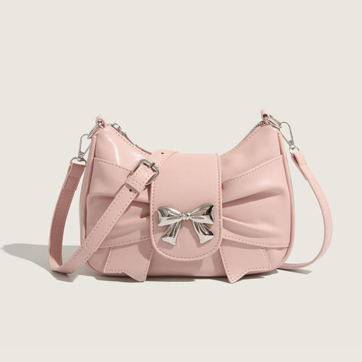 Fashionable Shoulder Bag Trendy Bow Buckle High Quality Crossbody Bag Sweet Design Handbag for Women'S Bag Girls' Accessory Daily Use Casual Outings Party Bag