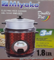 Miyako Electric Rice Cooker 1.8Litr. 